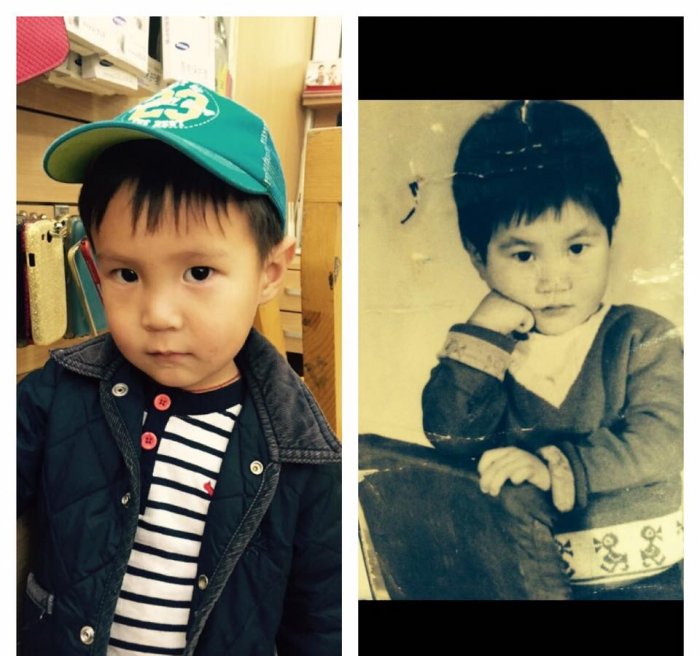 Аав хүү хоёр олны таалалд нийцэв